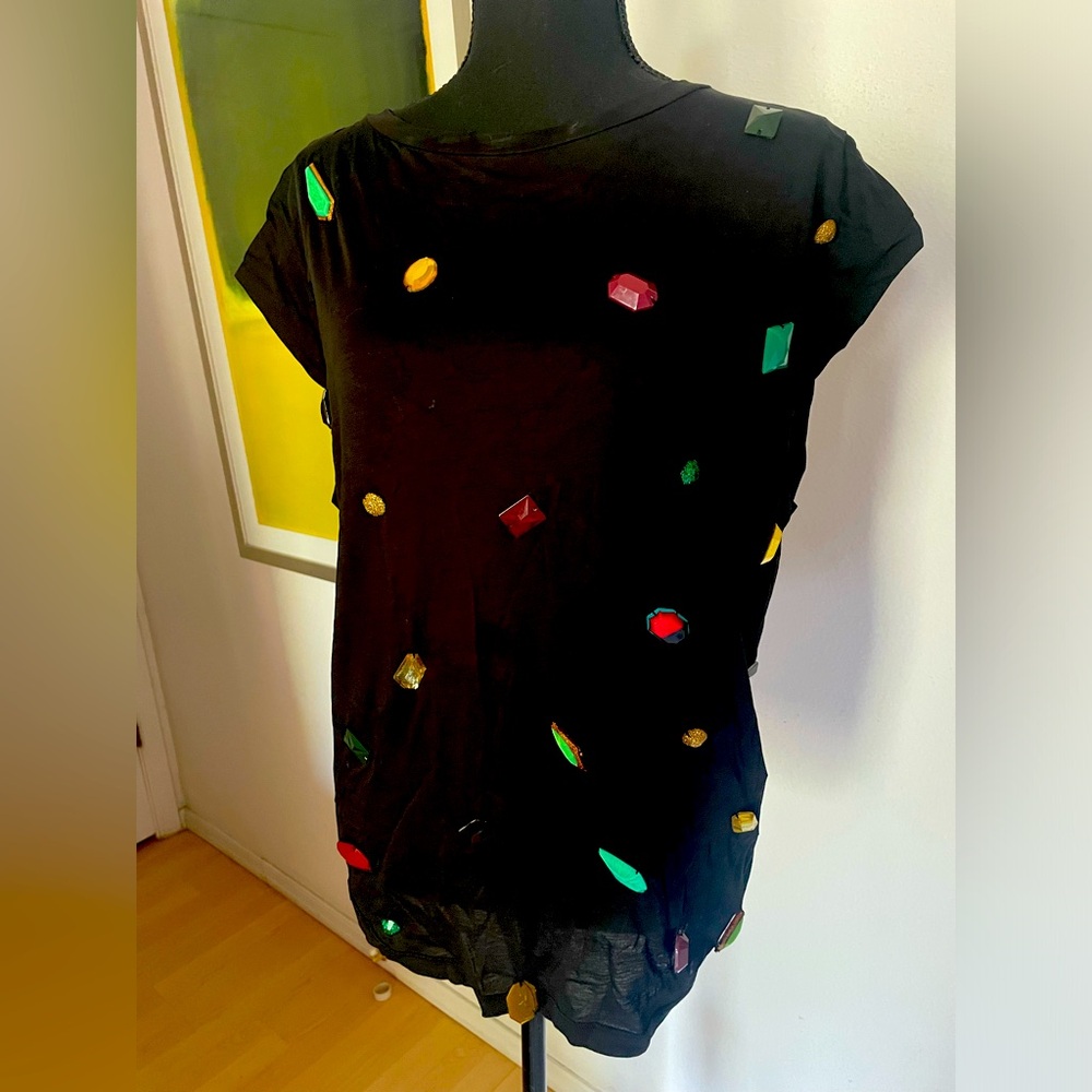 Stella McCartney jewel encrusted t shirt